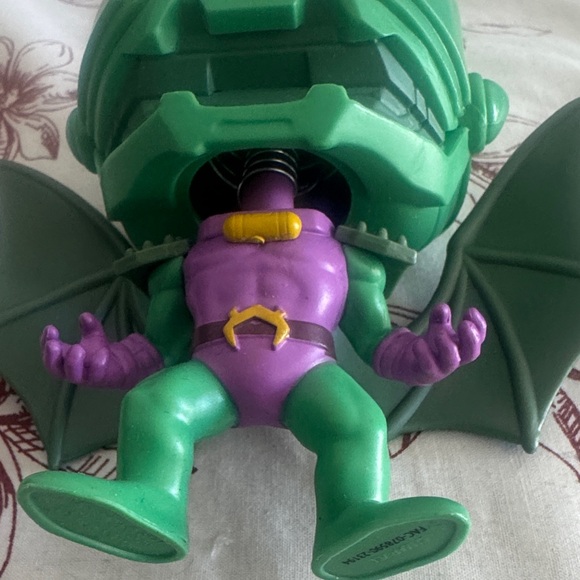 Green and Purple Vinyl Figure with Wings - Picture 2 of 2